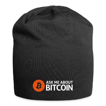 bitcoins - Jersey Beanie - black - Front