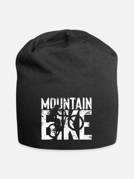 MTB - Mountainbiker T-Shirt - Jersey-Beanie - Schwarz