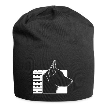 Profil de talonneur Bouvier Chien Chiens Chien Wilsigns - Bonnet en jersey - noir - Devant