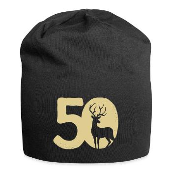 Hirsch Jagd Tracht 50 - Jersey-Beanie - Schwarz - Vorne
