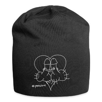 penis Love - Jersey Beanie - black - Front