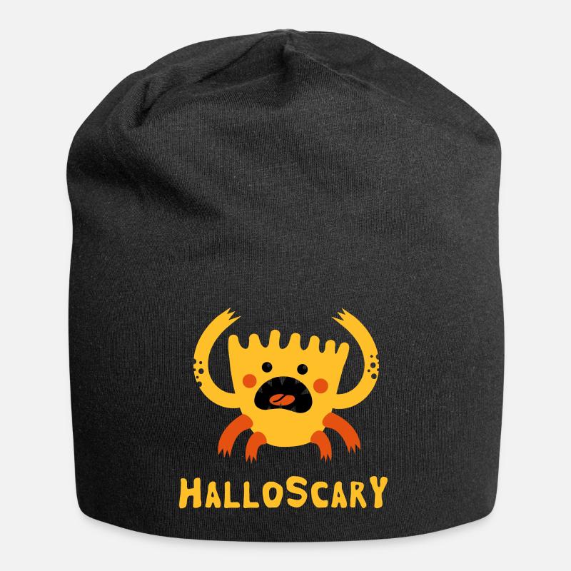 Bonjour Effrayant - Bonnet en jersey - noir