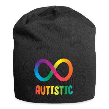 Autistische Unendlichkeit - Jersey-Beanie - Schwarz - Vorne