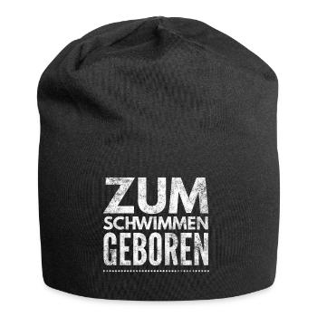 Schwimmen schwimmer Taucher Chlor Geschenk 5 - Jersey-Beanie - Schwarz - Vorne