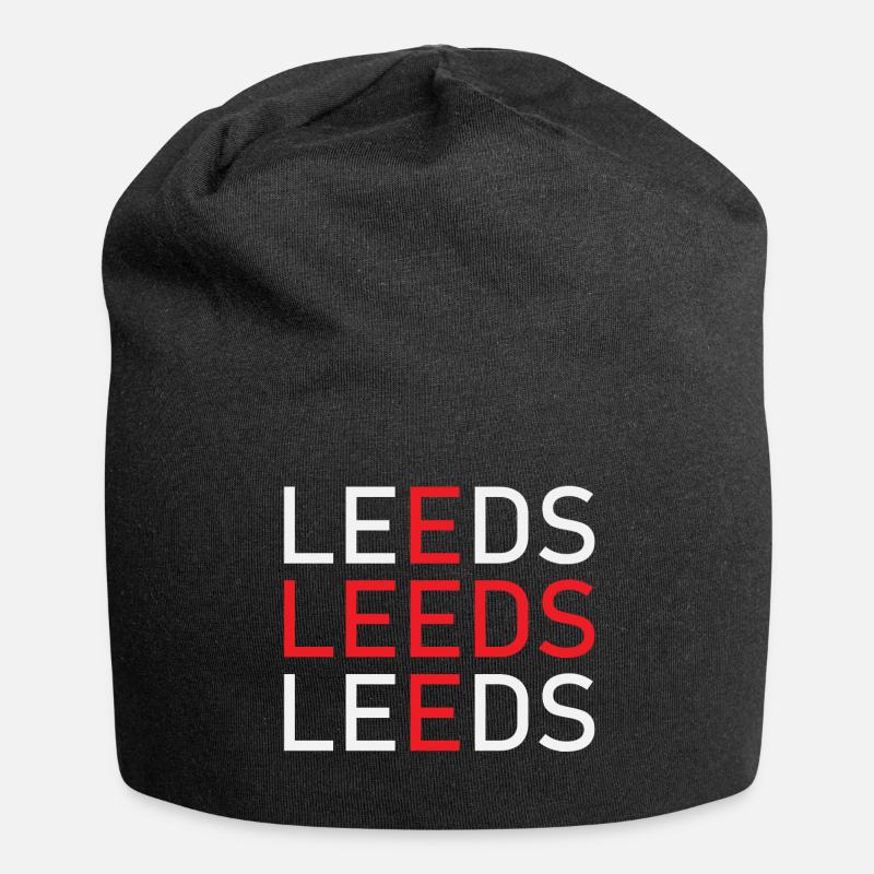 leeds - Jersey Beanie - black