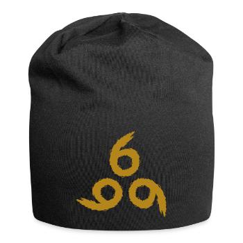 666 Or - Bonnet en jersey - noir - Devant