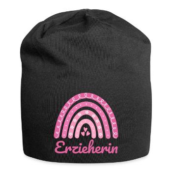 Institutrice de maternelle Regenbogen - Bonnet en jersey - noir - Devant