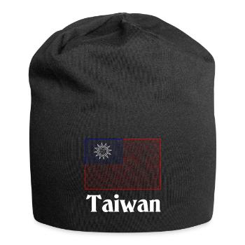 Taiwan Flag taiwan - Jersey Beanie - black - Front