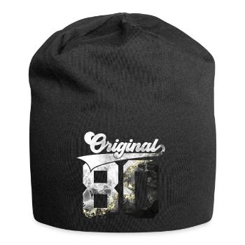 46. GEBURTSTAG 46 JAHRE ORIGINAL 1980 - Jersey-Beanie - Schwarz - Vorne