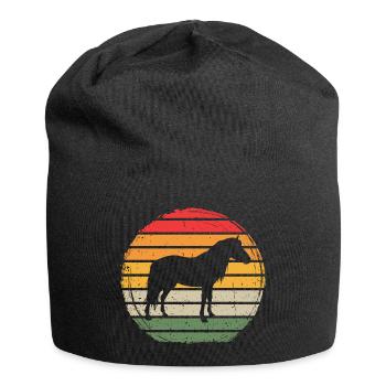 Horse Vintage - Jersey Beanie - black - Front