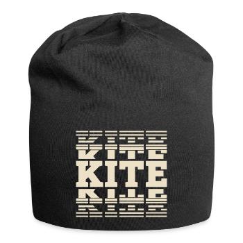 Kitesurfen Kitesurf Kitesurfer Kiteboard - Jersey-Beanie - Schwarz - Vorne