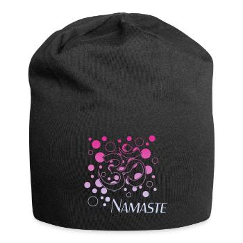 Namaste - Jersey-Beanie - Schwarz - Vorne