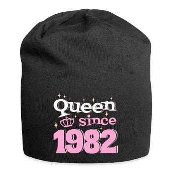 Reine Depuis 1982 Femme 40 Ans Anniversaire - Bonnet en jersey - noir - Devant