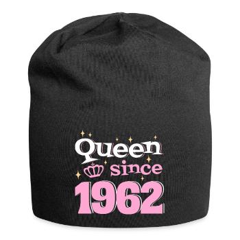 Reine Depuis 1962 Femme 60 Ans Anniversaire - Bonnet en jersey - noir - Devant
