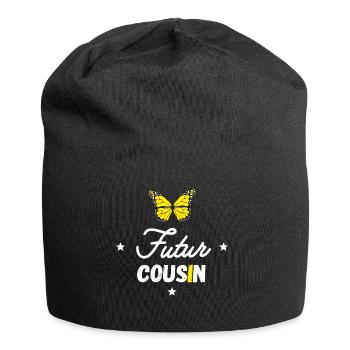 Futur cousin - Bonnet en jersey - noir - Devant