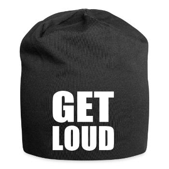 Get loud - Jersey Beanie - black - Front