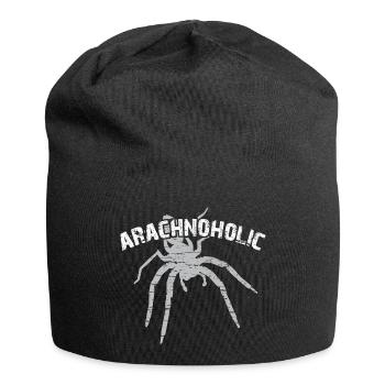 Arachnoholic Spiderfan I love tarantulas - Jersey Beanie - black - Front