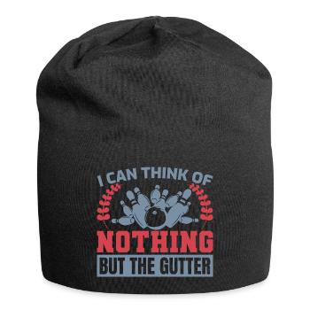 I Can Think Of Nothing But The Gutter - Jersey Beanie - black - Front