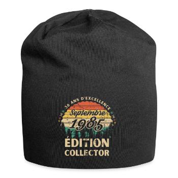 38 ans Septembre 1985 édition collector - Bonnet en jersey - noir - Devant