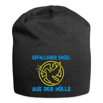 Gefallener Engelaus der Hölle - Jersey-Beanie - Schwarz - Vorne