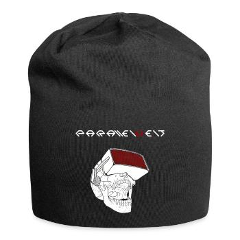 Parallel world skull white - Jersey Beanie - black - Front