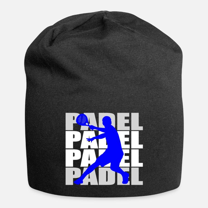 Le padel - Bonnet en jersey - noir