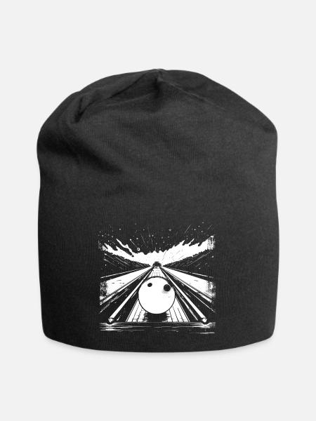 Bowling - Jersey-Beanie - Schwarz