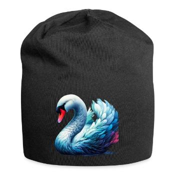 Cygne - Bonnet en jersey - noir - Devant