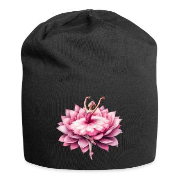 Ballet dancer with tutu - Jersey Beanie - black - Front