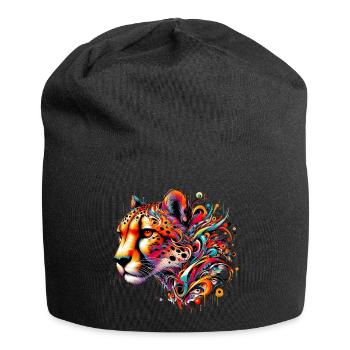 Gepard - Jersey-Beanie - Schwarz - Vorne