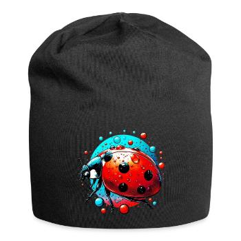 Ladybug - Jersey Beanie - black - Front