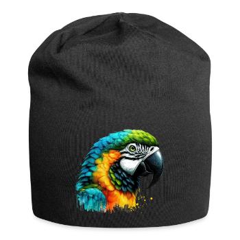 Perroquet - Bonnet en jersey - noir - Devant