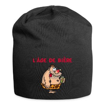 L'âge de bière - Bonnet en jersey - noir - Devant