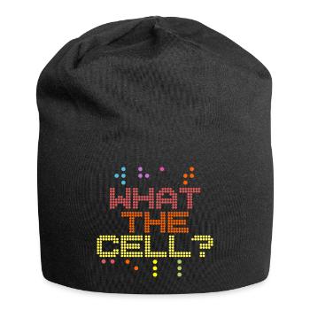 Braille Teacher Braille What The Cell - Jersey Beanie - black - Front