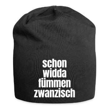 Widda Fümmen Zwanzisch fête déjà ses 50 ans - Bonnet en jersey - noir - Devant