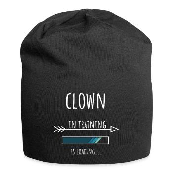Clown Geschenk Beruf Ausbildung Clown - Jersey-Beanie - Schwarz - Vorne