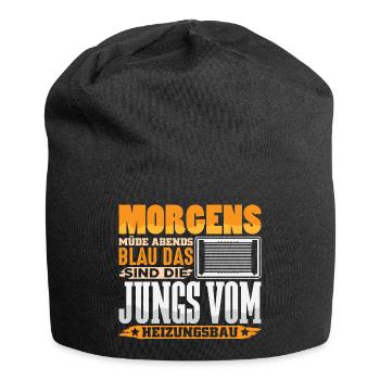 Heating Engineer Heating Construction Plumber Plumber - Jersey Beanie - black - Front