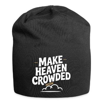 Make Heaven Crowed - Jersey Beanie - black - Front