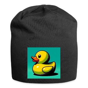 Caneton Canard Canard Canard - Bonnet en jersey - noir - Devant