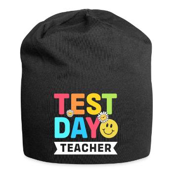Professeur d’examen Abi Abitur - Bonnet en jersey - noir - Devant