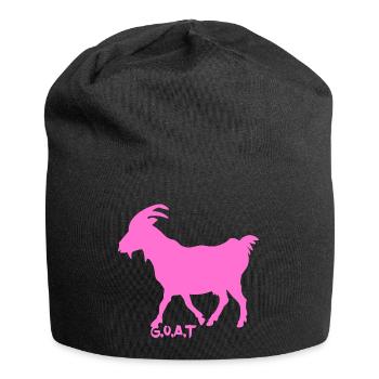 Goat pink G.O.A.T. - Jersey Beanie - black - Front