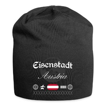 Eisenstadt Österreich Streetwear Reise Souvenir - Jersey-Beanie - Schwarz - Vorne