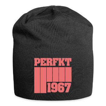 Einzigartig 1967 - Jersey-Beanie - Schwarz - Vorne