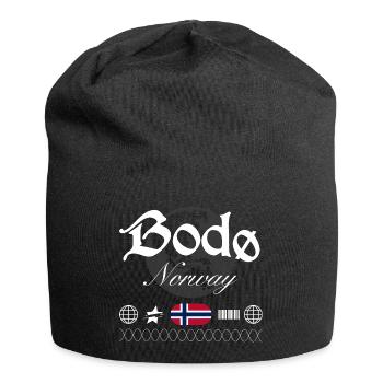 Souvenir de voyage Bodø Norway Streetwear - Bonnet en jersey - noir - Devant