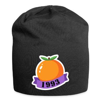 Orange with ribbon 1993 - Jersey Beanie - black - Front