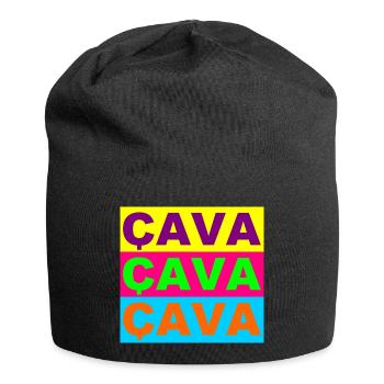 Cava Pop Triptyque - Bonnet en jersey - noir - Devant
