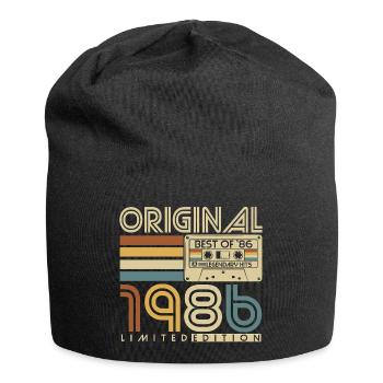 Original 1986 Jahrgang Vintage Geburtstag Retro - Jersey-Beanie - Schwarz - Vorne
