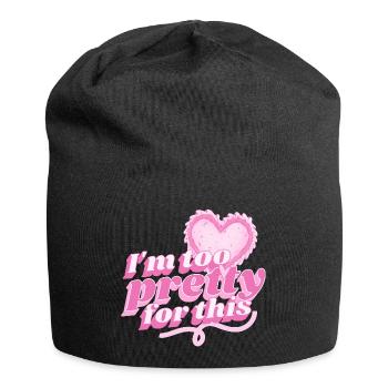 Pretty Ladies - Jersey Beanie - black - Front