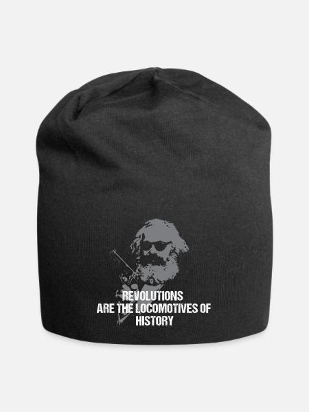 Karl Marx Rebel - Jersey-Beanie - Schwarz