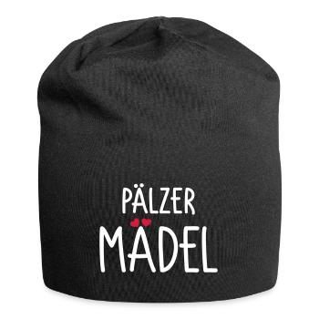Pälzer Mädel - Jersey-Beanie - Schwarz - Vorne